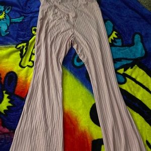 pink bell bottoms leggings